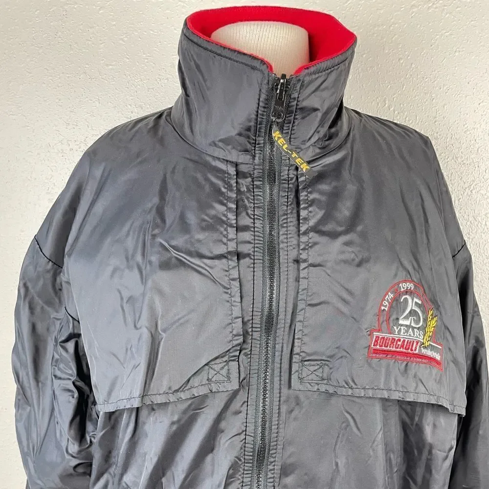 Kel-Tek Full Zip Reversible Jacket Size L EUC